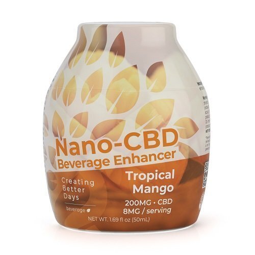 creating better days cbd tropical mango drink enhancer