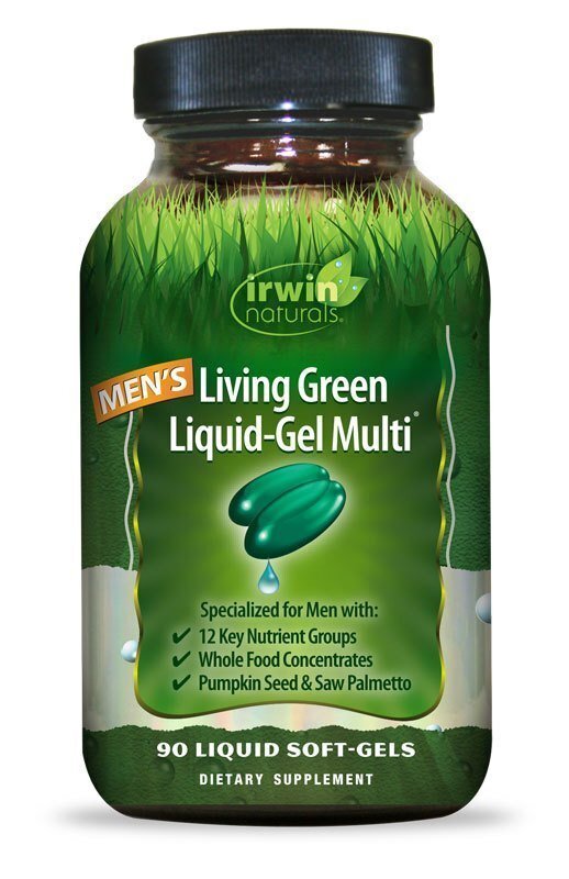 Irwin Naturals Men's Living Green Liquid-Gel
