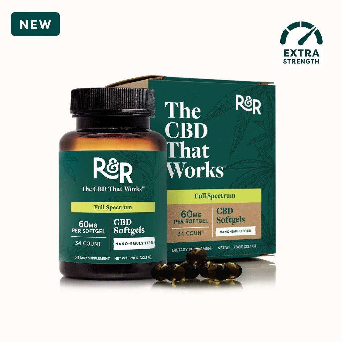 R+R Medicinals CBD Softgels