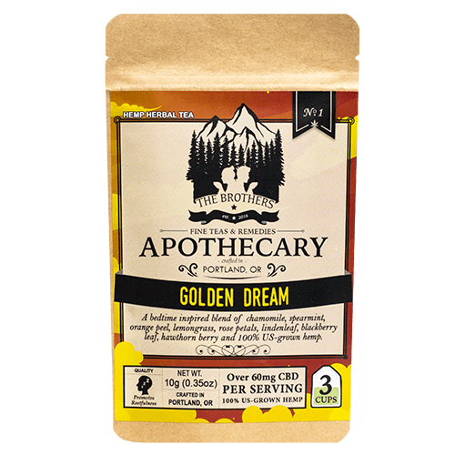 The Brothers Apothecary Golden Dream Hemp CBD Tea