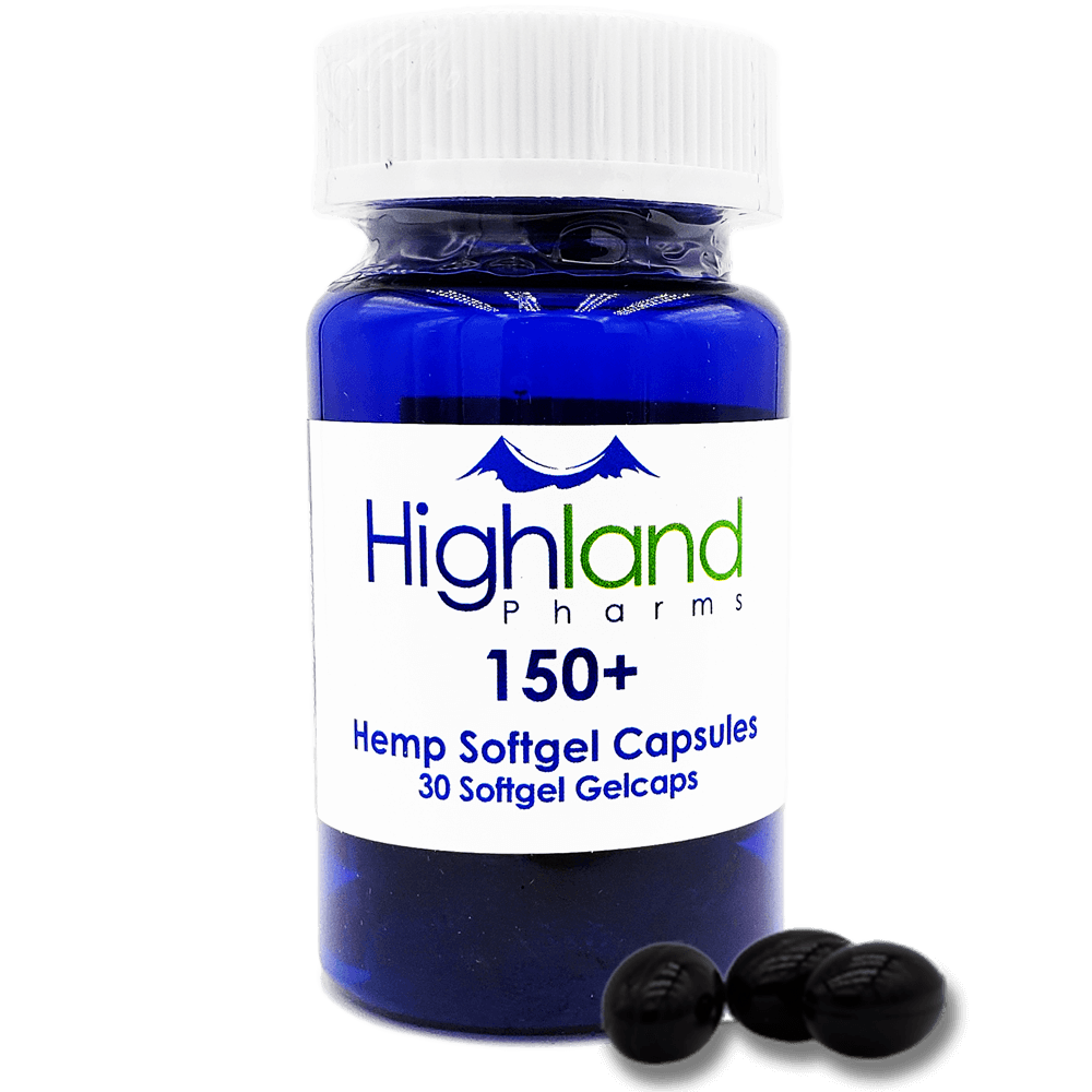 highland pharms cbd hemp softgel capsules