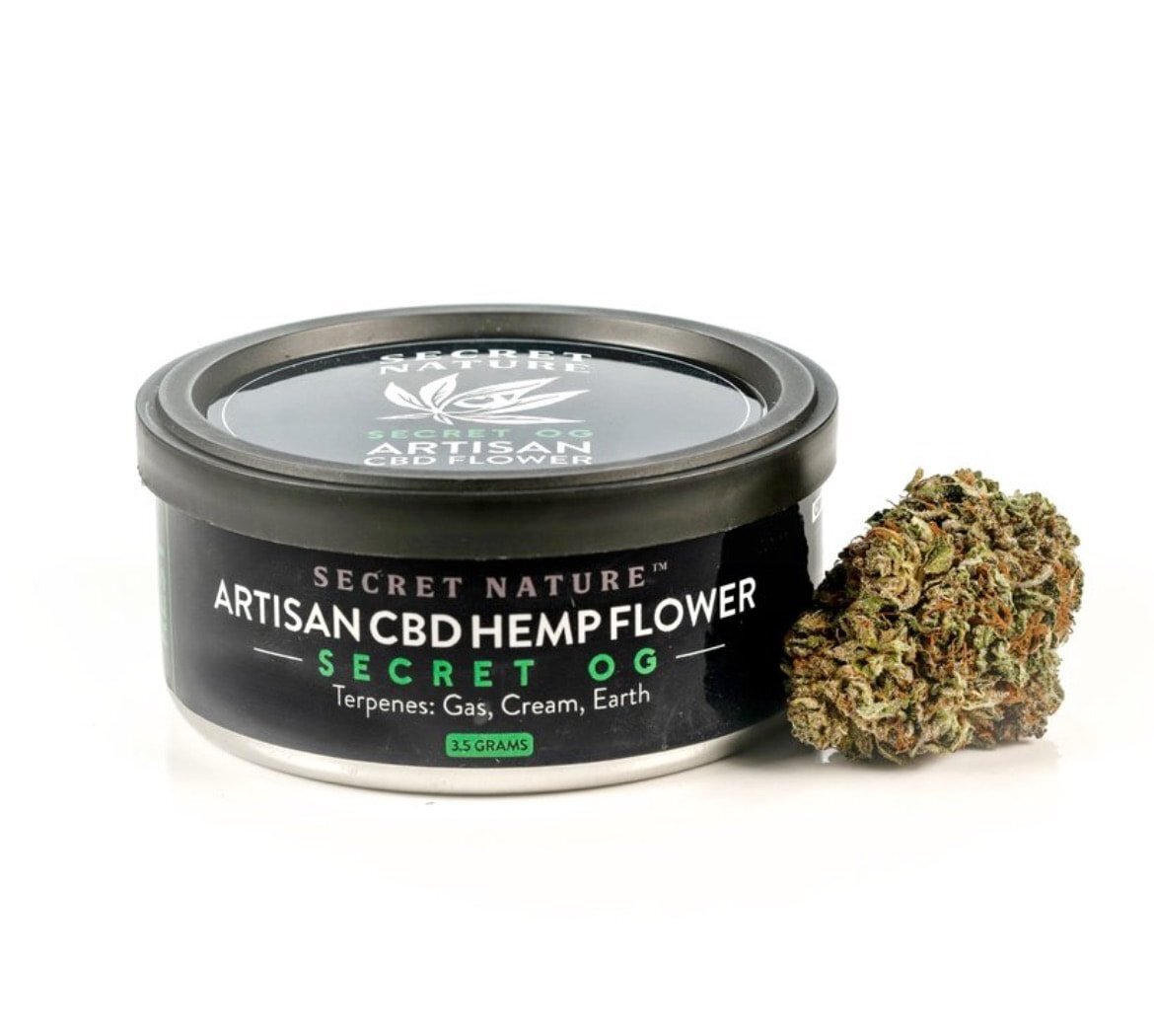 Secret Nature Artisan CBD Hemp Flower Secret OG