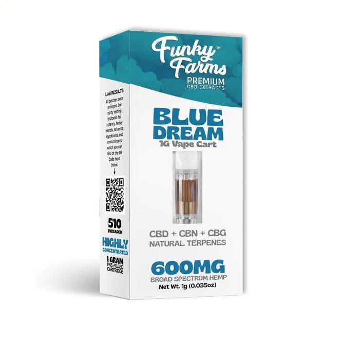 Funky Farms CBD Cartridge Blue Dream