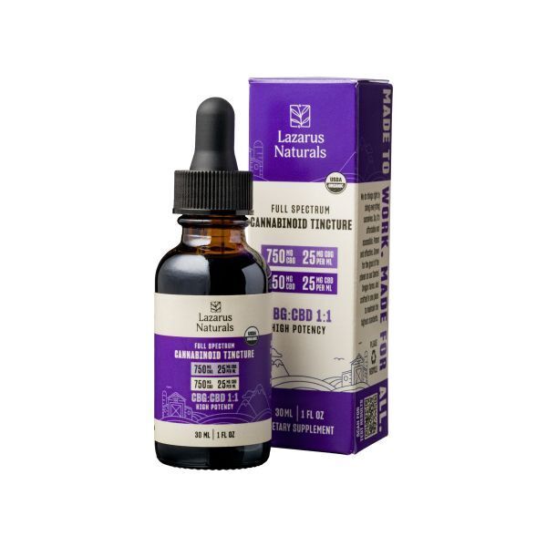 Lazarus Naturals CBG/CBD Oil Tincture