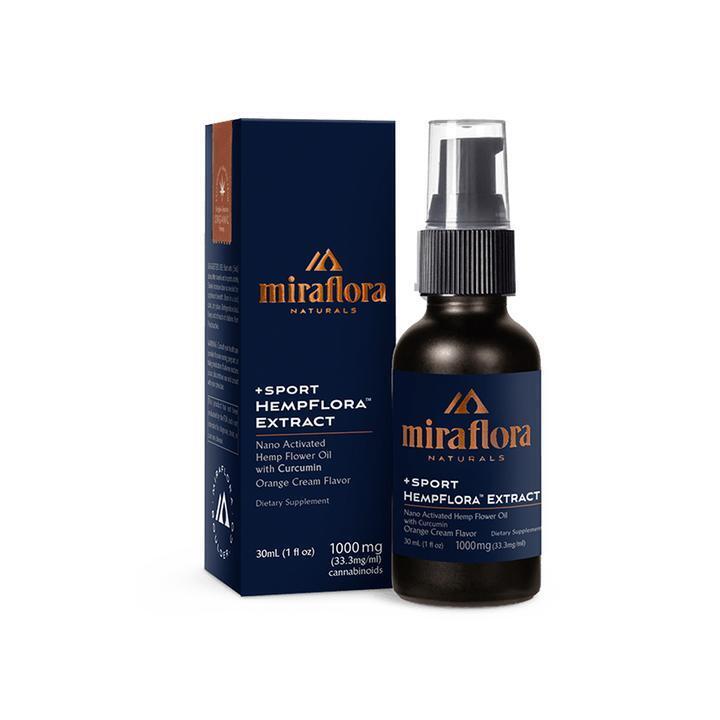 Miraflora +Sports CBD Hempflora Oral Pump