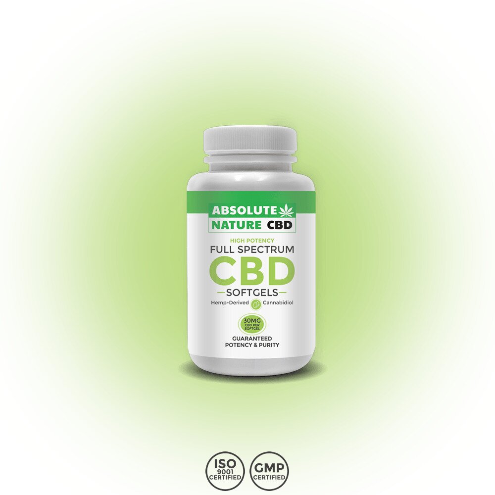 Absolute Nature CBD Full-Spectrum CBD Softgels