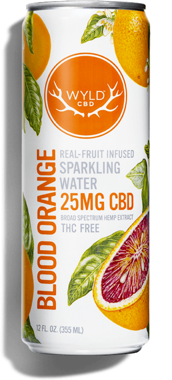 WYLD CBD Blood Orange Sparkling Water