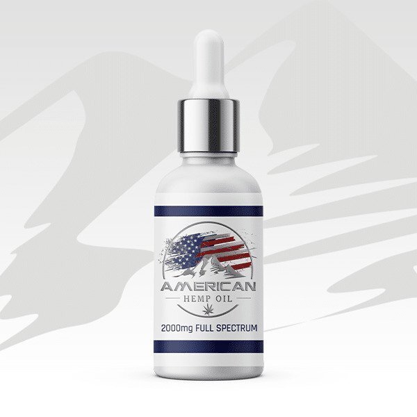 American Hemp Oil 2000mg Full Spectrum CBD Oil