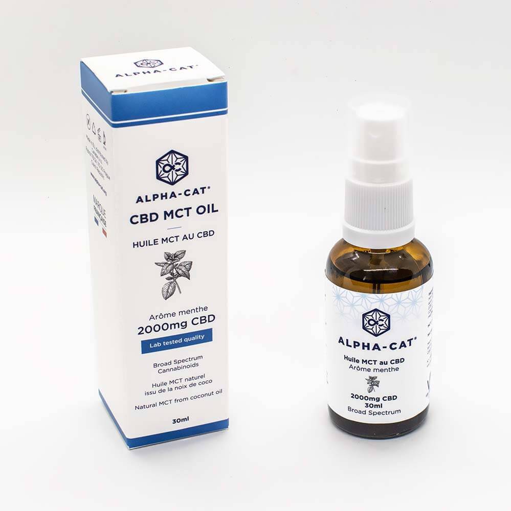 Alpha-Cat Aromatic Mint 2000mg CBD Oil 30ml Spray