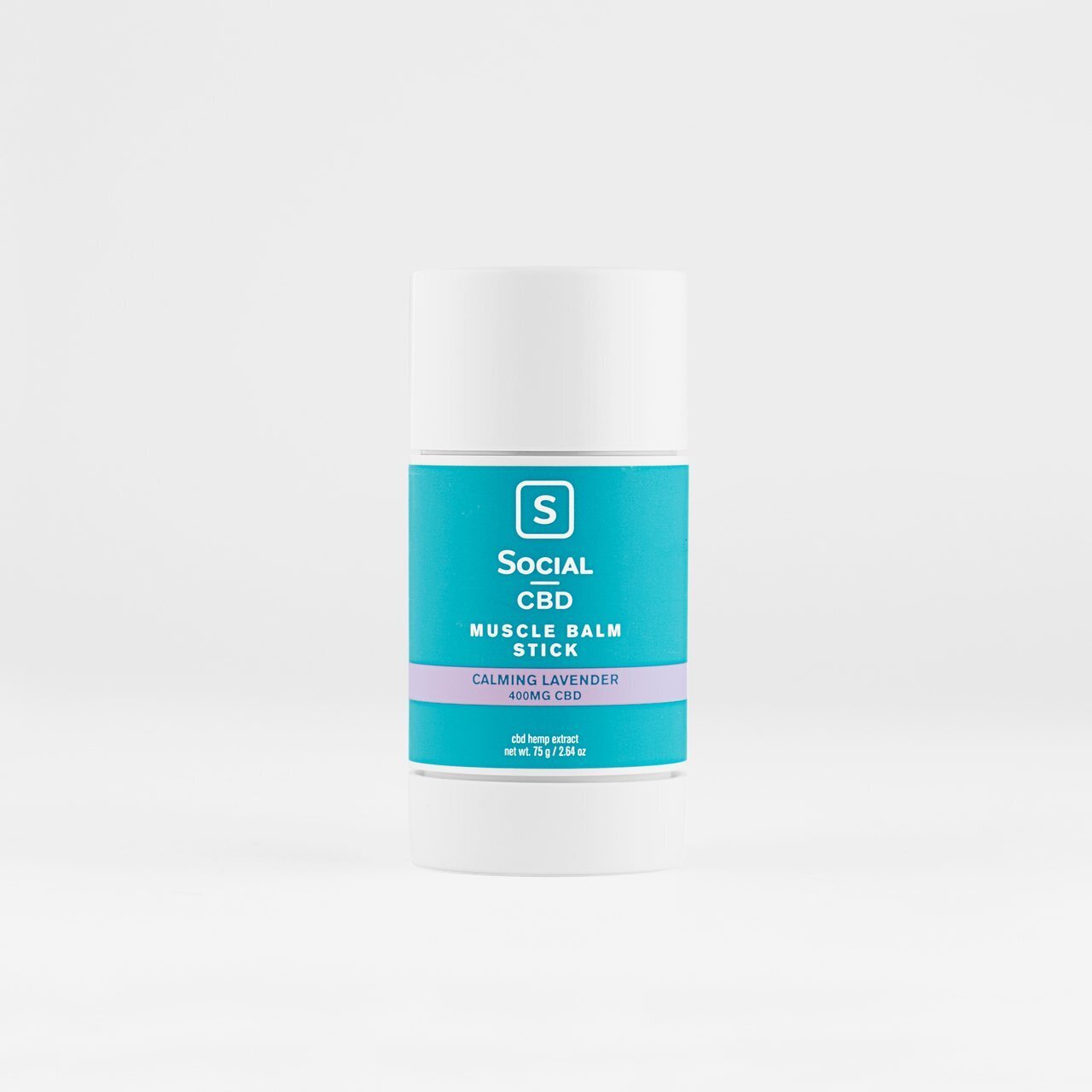 Social CBD Calming Lavender CBD Muscle Balm Stick
