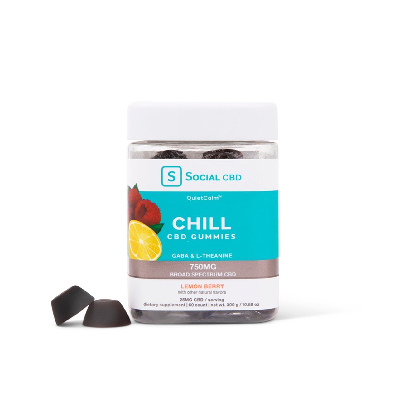 Social CBD Chill CBD Gummies Lemon Berry