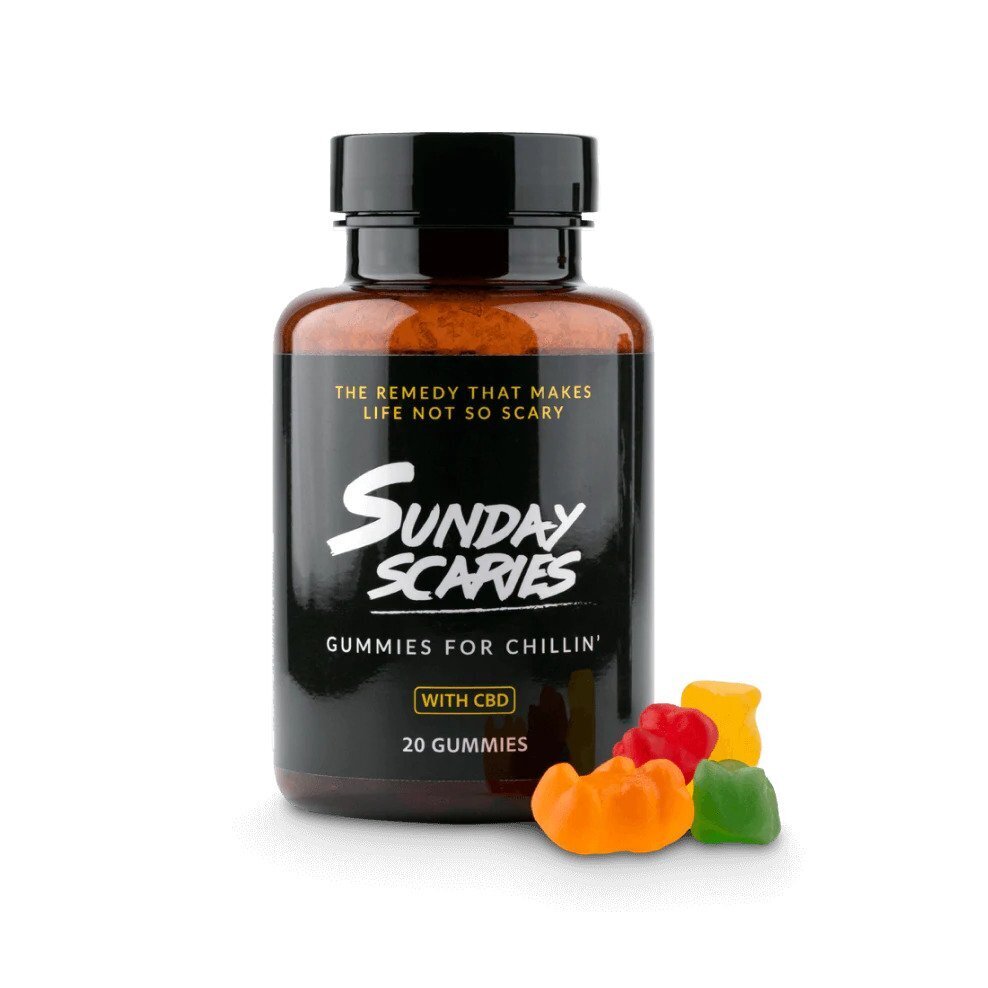 Sunday Scaries CBD Gummies with B12 and D3