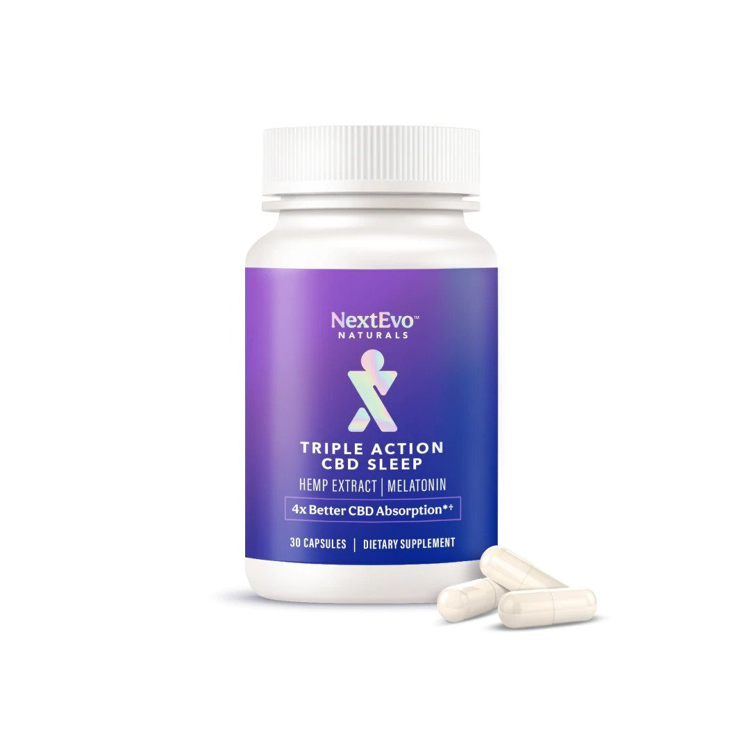 NextEvo Triple Action CBD Sleep Capsules