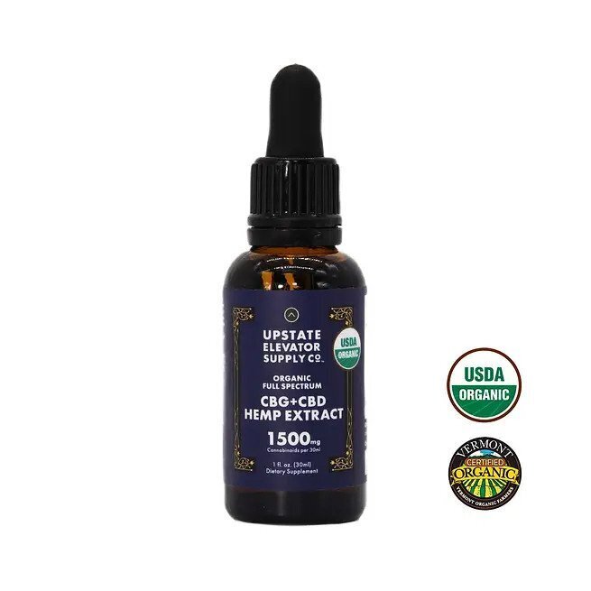 Upstate Elevator ORGANIC CBD and CBG HEMP EXTRACT