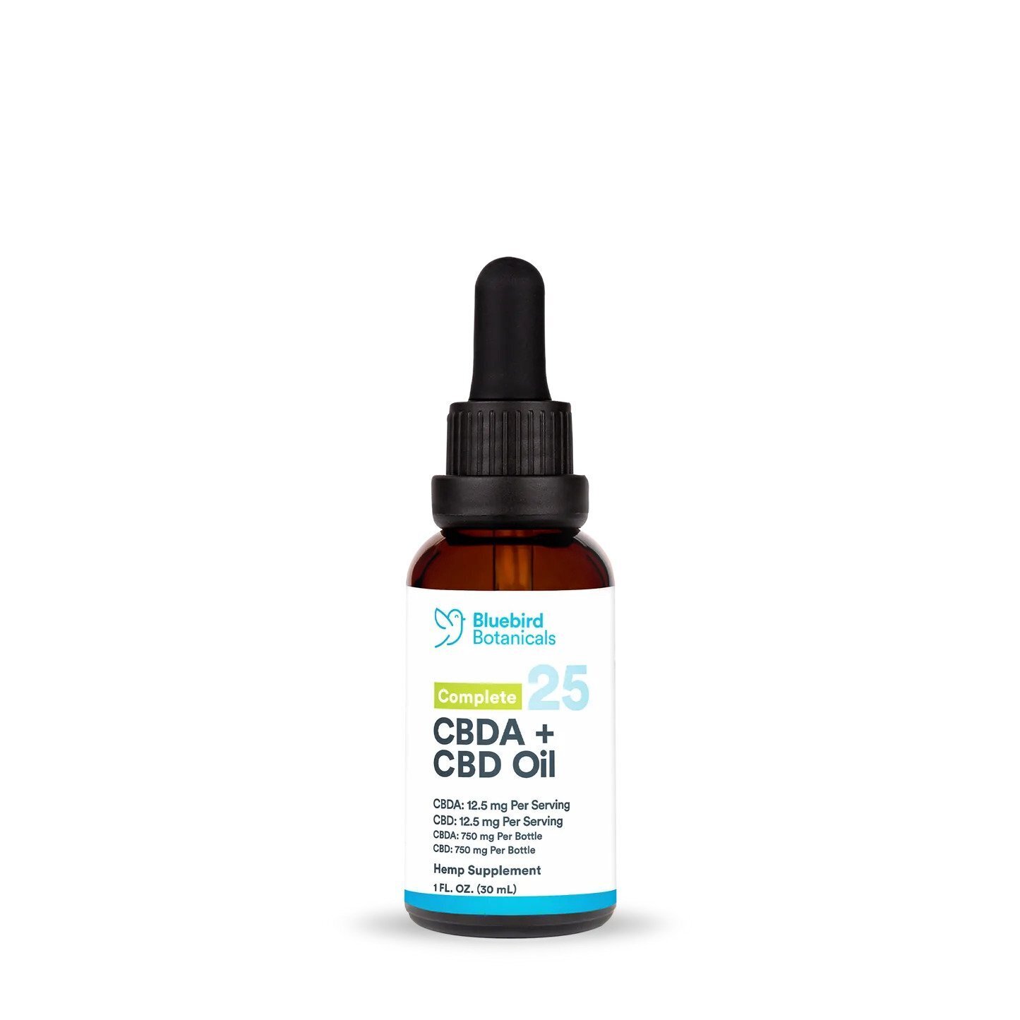 Bluebird Botanicals Extra Strength Complete CBD + CBDA Oil