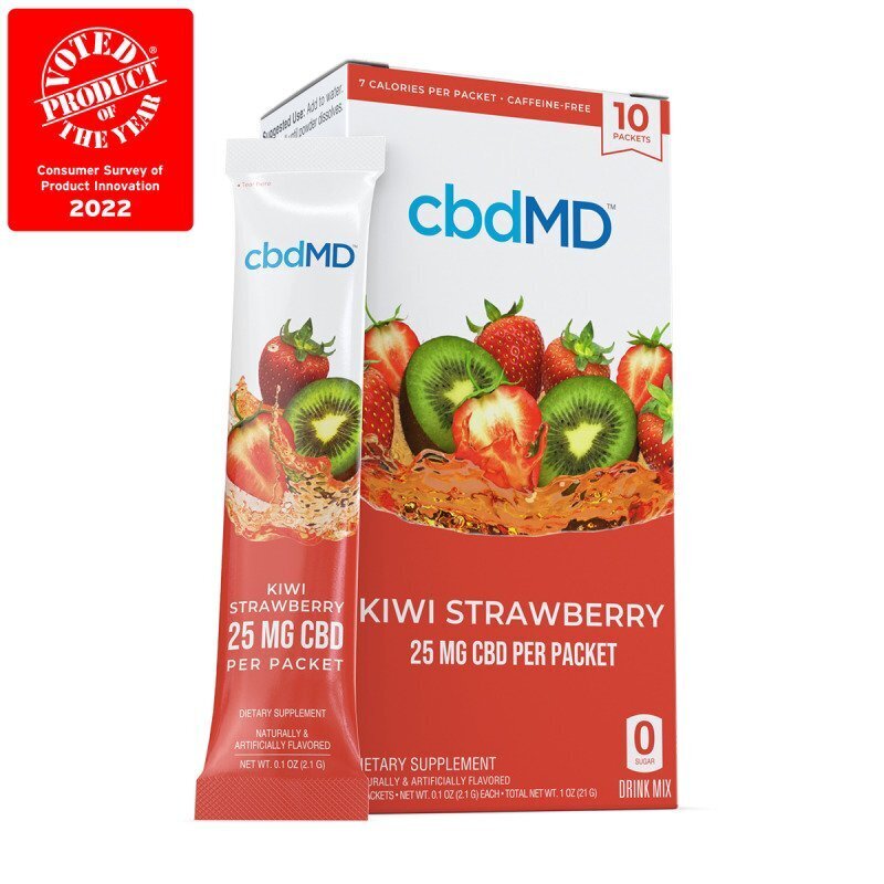 cbdMD Powdered Drink Mix Kiwi Strawberry