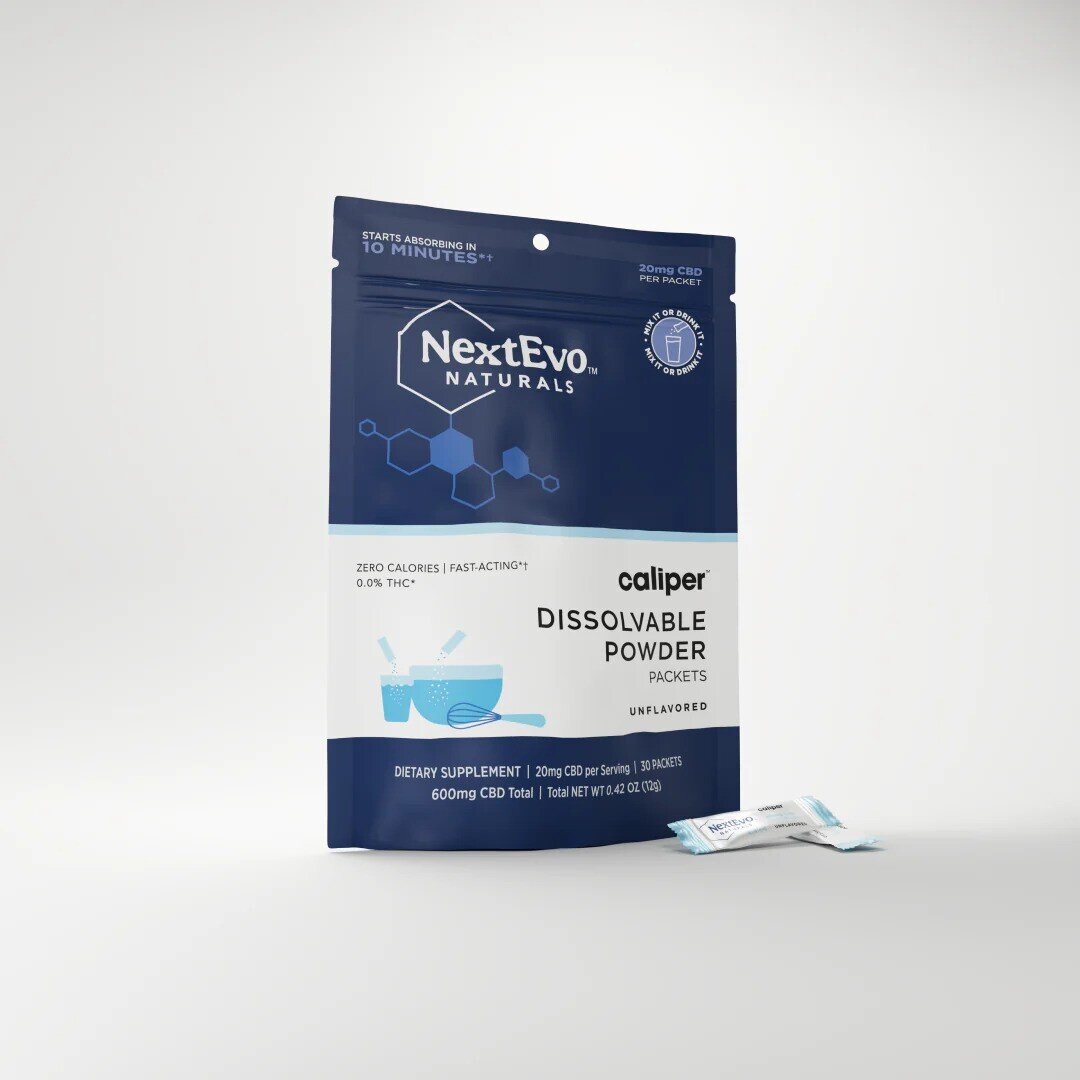 NextEvo Caliper Flavorless CBD Dissolvable Powder 30ct