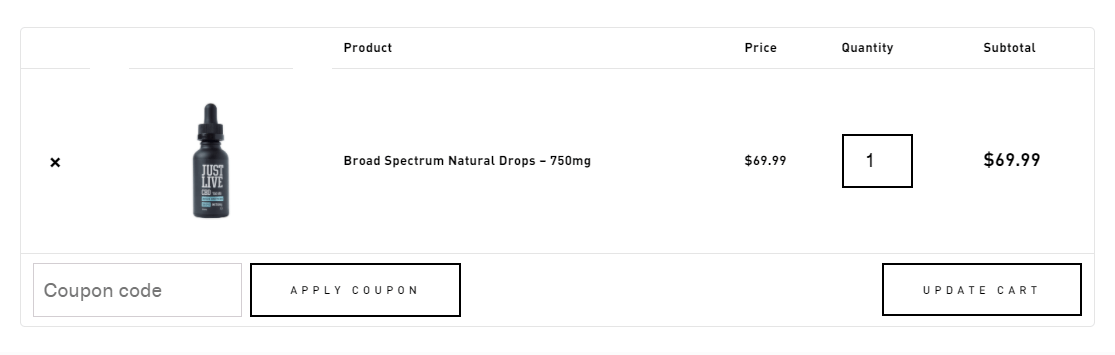 Just Live CBD Coupon Code